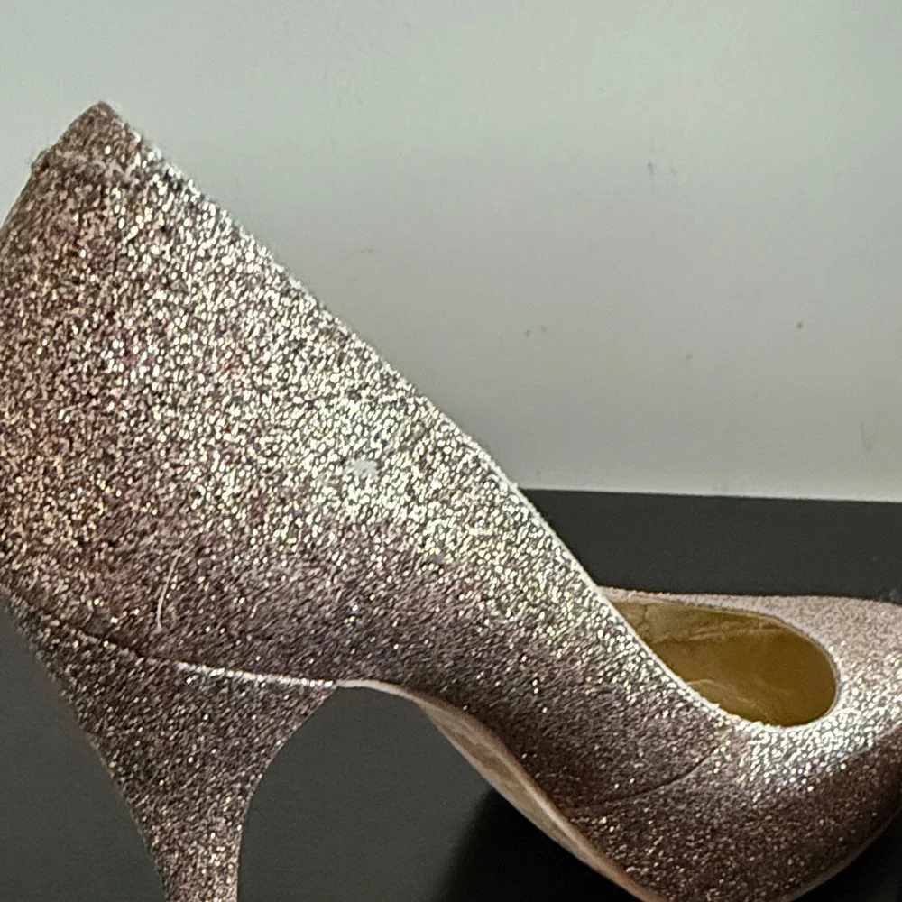 Steve Madden Glitter‎ Heels Sz 6.5